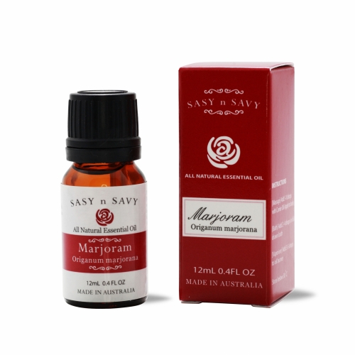 MARJORAM SWEET (ORIGANUM MARJORANA) 100_ PURE ESSENTIAL OIL 12ML_ Sasy n Savy