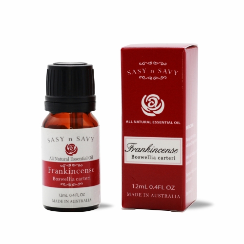 FRANKINCENSE (BOSWELLIA CARTERI) 100_ PURE ESSENTIAL OIL 12ML_ Sasy n Savy