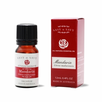 MANDARIN (CITRUS MADURENSIS) 100_ PURE ESSENTIAL OIL 12ML_ Sasy n Savy