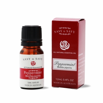 PEPPERMINT (MENTHA PIPERITA) 100_ PURE ESSENTIAL OIL 12ML_ Sasy n Savy