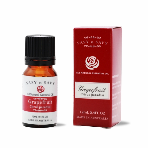 GRAPEFRUIT (CITRUS PARADISI) 100_ PURE ESSENTIAL OIL 12ML_ Sasy n Savy